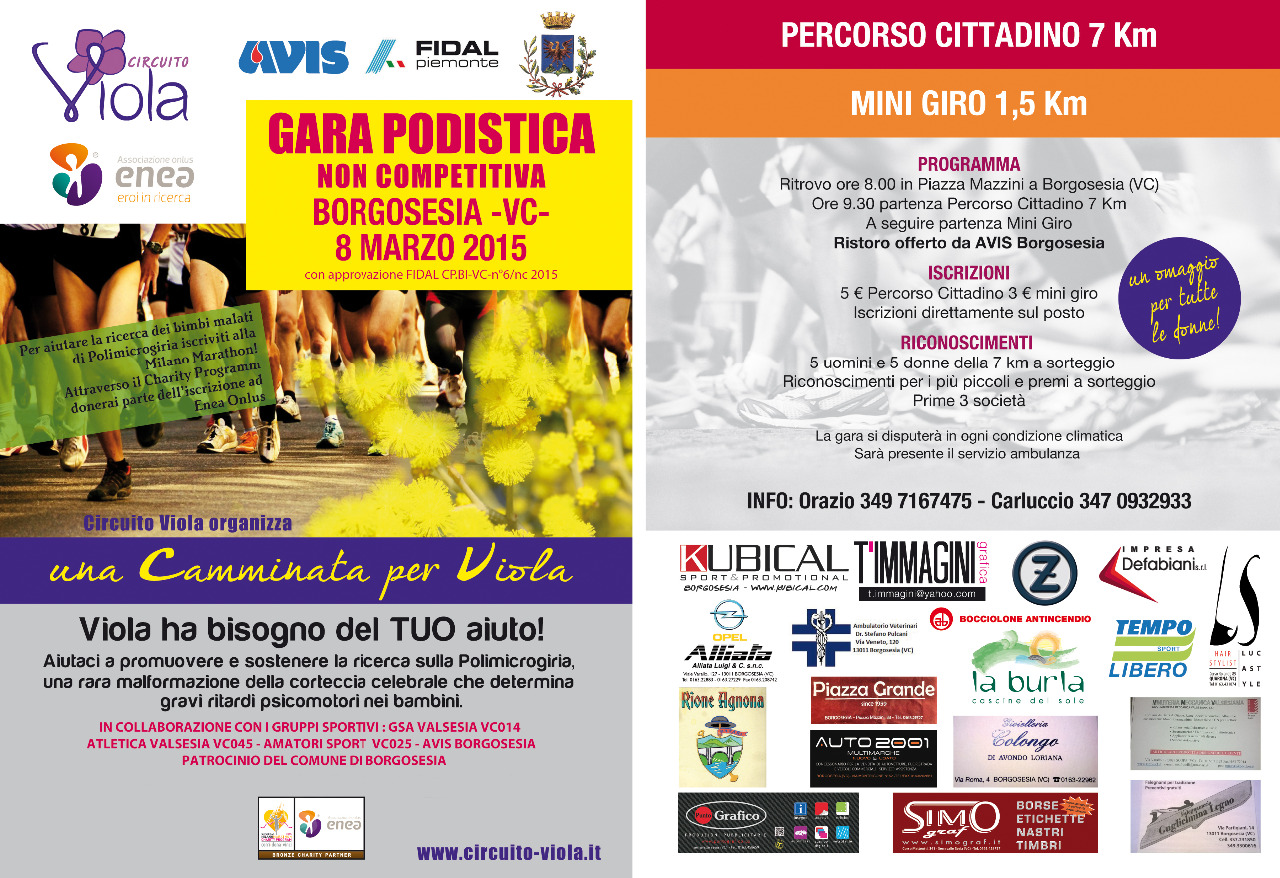 gara Borgosesia circuito viola 08.03.2015